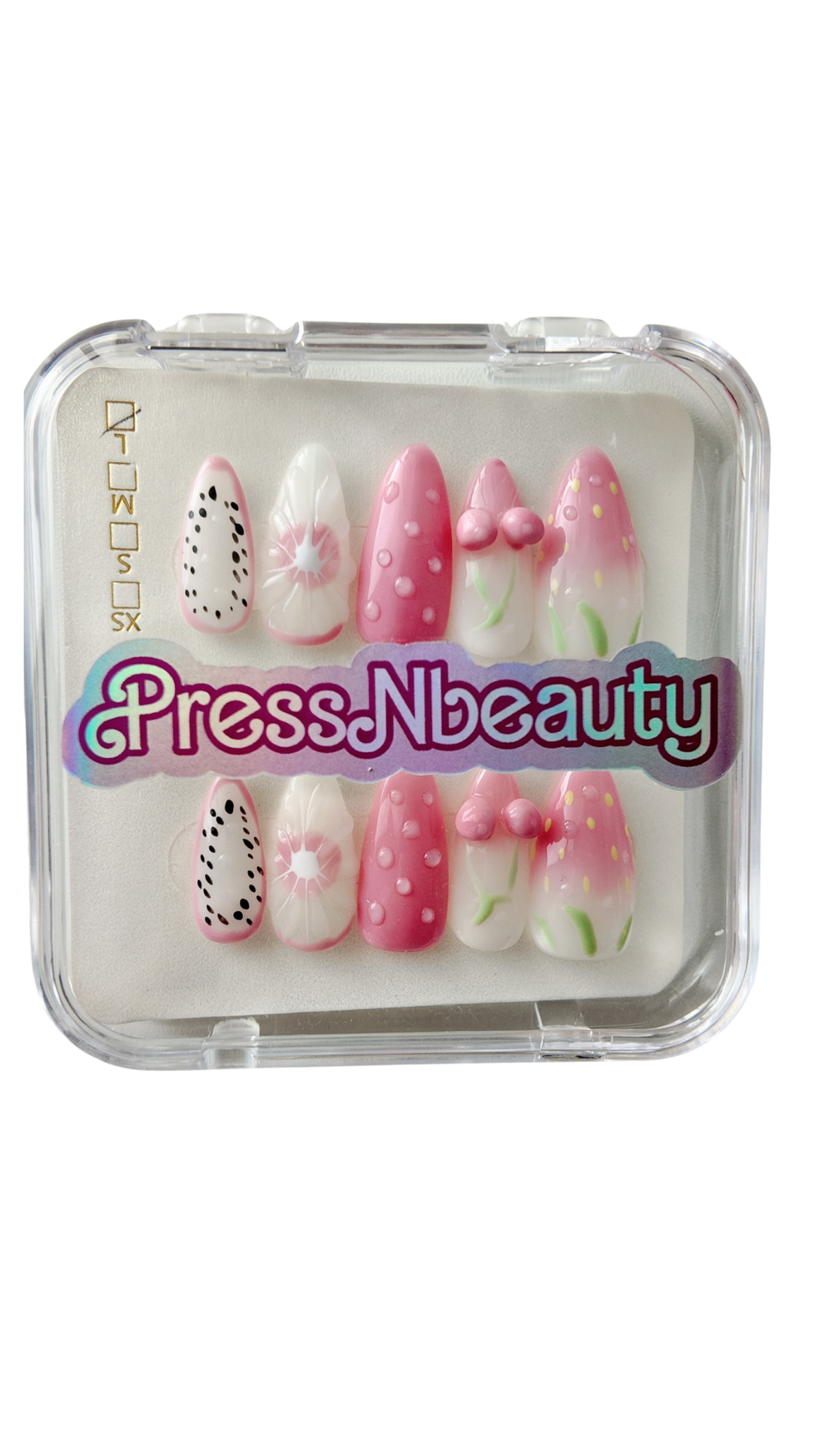 Blush πΈπ Hand made press on nails