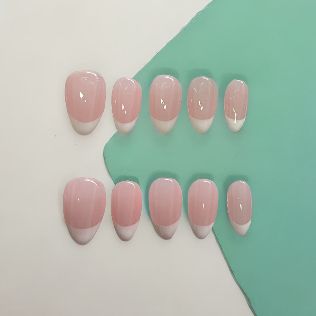 Classic French Nails