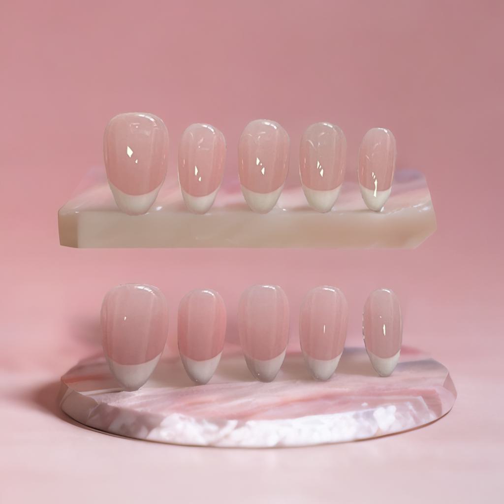 Classic French Nails