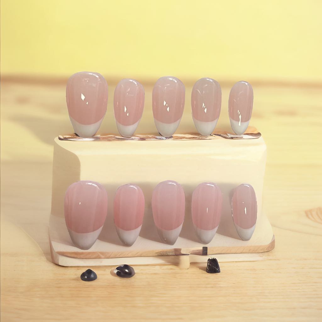 Classic French Nails